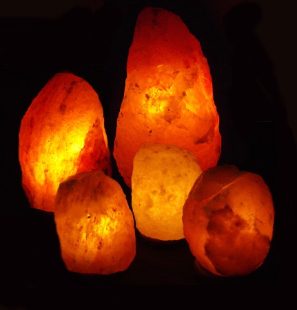 One Living Room, One Smaller Room and Three Bedrooms Salt Lamp Pack